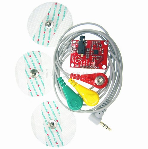 Single lead ad8232 pulse - single,